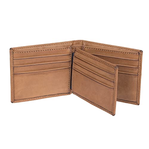 Levi's Men's Rid Blocking Extra Capacity Leather Slimfold Wallet #TOP1
