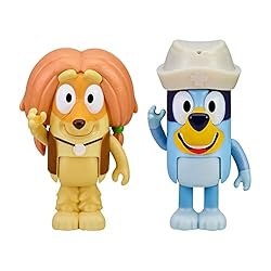 Bluey and Indy Doctors 2 Figure Playset Pack Articulated 2.5 Inch Action Figures Includes Nurses Hat Official…