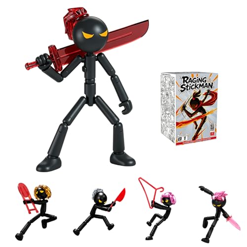 JOCHIWANTOYS Raging Stickman Assembly Toy Blind Box Multi-Jointed Figures