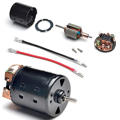 Gooaction 35T Turn 540 Brushed Electric Crawler Motor Shaft 3.175Mm For 1/10 Scale D90 D110 Rc Model Cars (With Two Cables) #TOP2