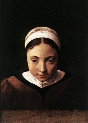 Peinture à l'huile de portrait historique Cornelis Van Poelenburgh 30x36