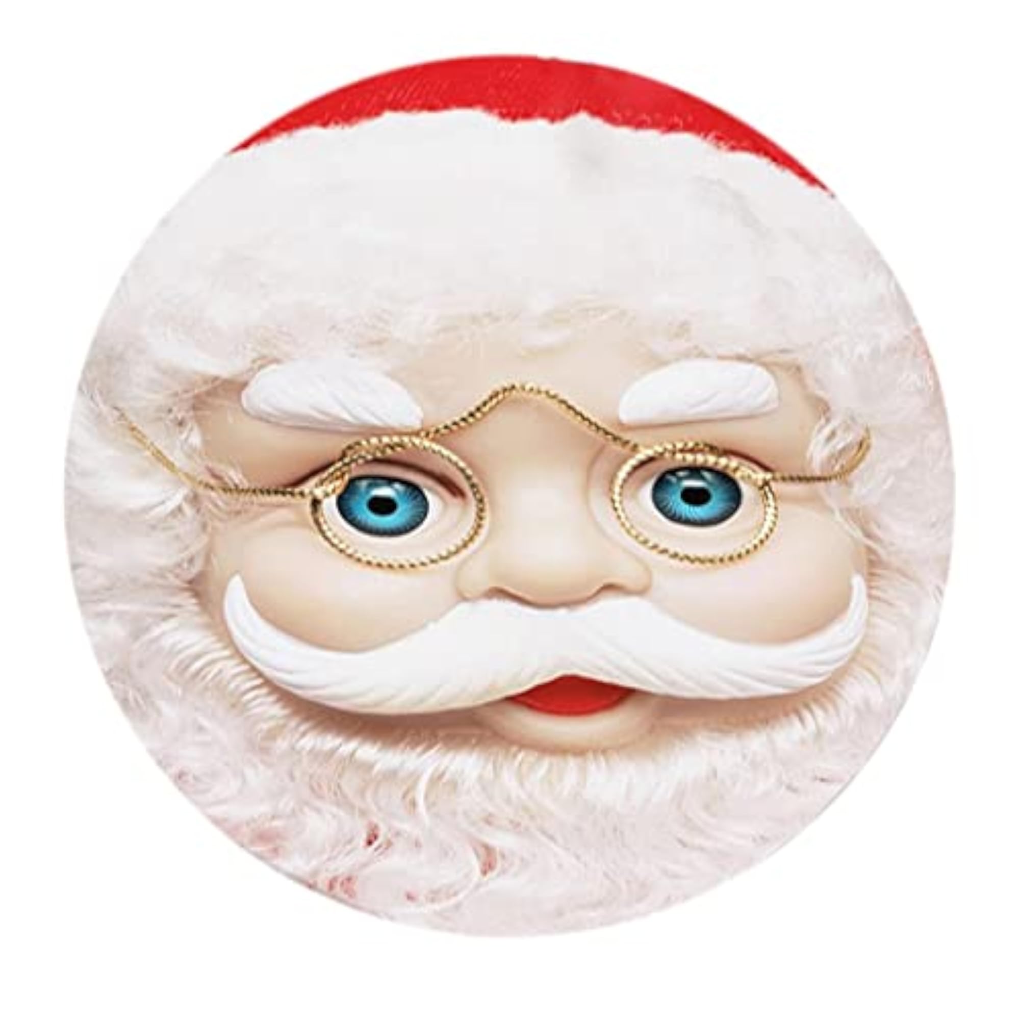 Xmas Theme Waterproof Tablecloth for Round Tables