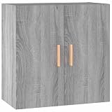 GHVBNMF Armadio da parete grigio Sonoma, 60 x 30 x 60 cm, in legno