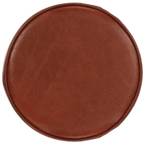 Tabouret de bar en cuir marron et fonte style moderne