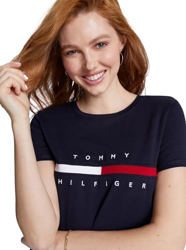 Tommy Hilfiger Women's Performance Cotton T-Shirt – Lightweight Graphic Tees3