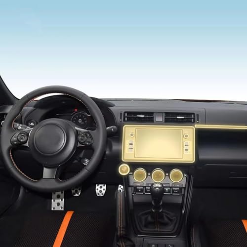 Film protection console centrale Toyota bZ4X écran LCD TPU transparent préservation habitacle