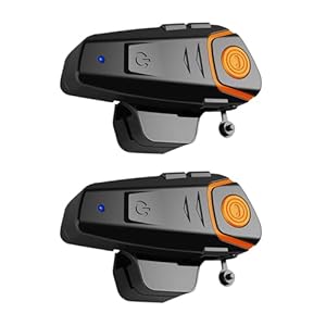 Yaconob Helmet Bluetooth Headset Bt-S2ns, 1000m Helmet Communication System, Connect Up to 3 People 2 People Talk at The Same Time(2pack) Yaconob Helmet Bluetooth Headset Bt-S2ns, 1000m Helmet Communication System, Connect Up to 3 People 2 People Talk at The Same Time(2pack)
