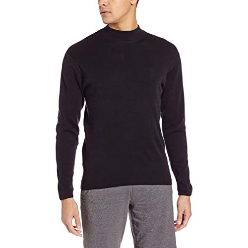 Minus33 Merino Wool 711 Rogers Midweight Mock Black Medium
