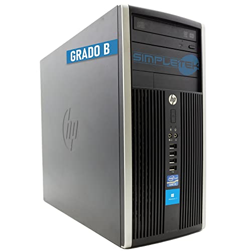 HP PC Desktop 6200 Pro MT Windows 11 Pro - Core i3 Clock 3.10GHz - 8GB RAM SSD 240GB | Interfaccia Seriale RS232 COM MCN DVD VGA DisplayPort Computer Fisso (Ricondizionato)