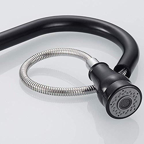 Mitigeur de cuisine extensible argent avec douchette et rotation 360 - 2