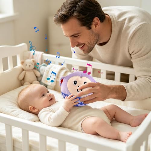 Peluche musical interactivo para bebés con problemas de estimulación motriz y habla 7