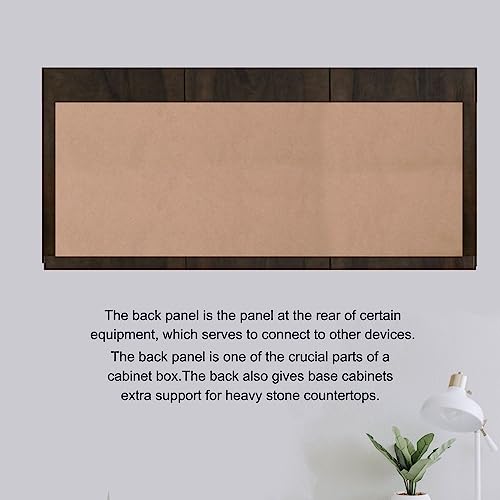 Image of SPECIALITY PANELS Door Multipurpose Storage Cabinet & Adjustable Shelf | Space Organizer | Termites Resistance | Wall Mounted for Office, Kitchen Finish (Cochwood Brown, Door 3)
