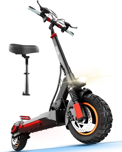 Aoniu m4 Electric Scooter for Adults with seat 10 inch Tires Offroad Fast Speed...