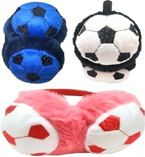 brikshi Football EarMuffs for Kids (Color as per availability) football Ear muff Batman Ear muff Pack of 3 || V-66-picture-45