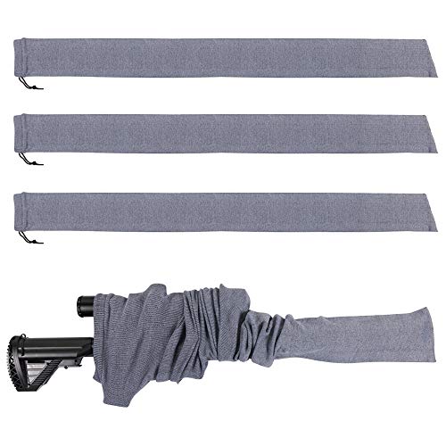 Yutetuter 4-Pack Gun Sock Silicone Treated Rifle Socks 52