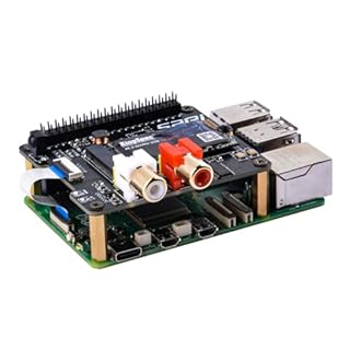 GeeekPi NVDAC PCIe to NVMe SSD Hat and DAC+ Standard, HiFi DAC for Raspberry Pi 5 (SSD and Pi5 Board are not Included)
