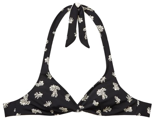 Haut de bikini multicolore aux teintes éclatantes et motifs d'été