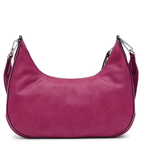 Image of Calvin Klein Womens Clay Top Zip Hobo Shoulder Bag
