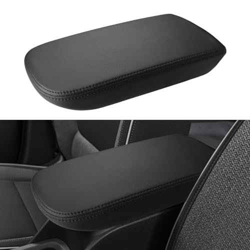 INTGET Center Console Cover for Chevy Trax Car Accessories 2025 2026 2024 Leather with Thin Pad Middle Console Armrest Lid Cover for 2024 2025 2026 Chevy Trax Accessories LS/1RS/LT/2RS/Activ