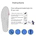 Acupressure Insoles for Men and Women - Helps Promote Blood Circulation and Relieve Fatigue Orthopedic Acupoint Massage Insoles with Magnetic (Blue, L(Men 9.5-12/Women 10.5-13))