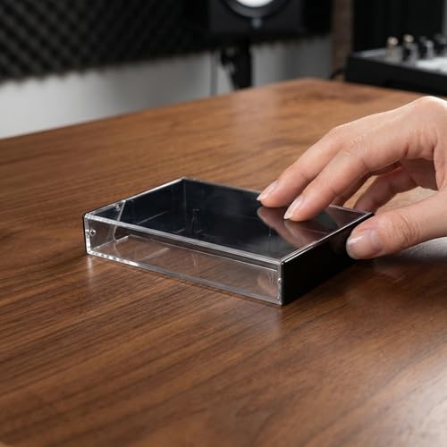 Caja de almacenamiento para casetes con diseño protector que evita el polvo en las cintas 5