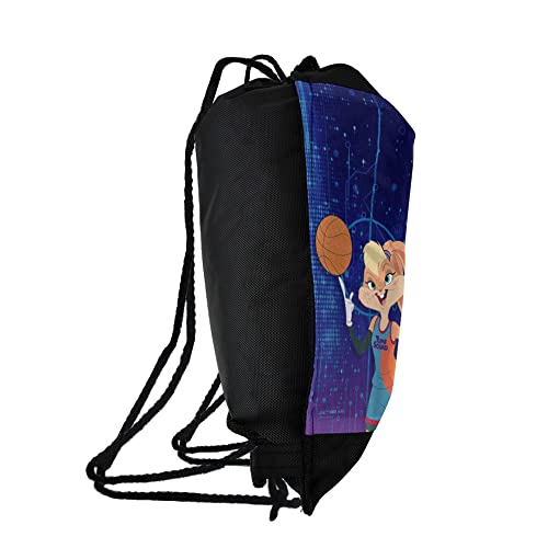 LOGOVISION Space Jam: A New Legacy Space Trio Drawstring Backpack Sports Bag Sackpack 17" x 13", Perfect for Gym, Yoga or Practice2