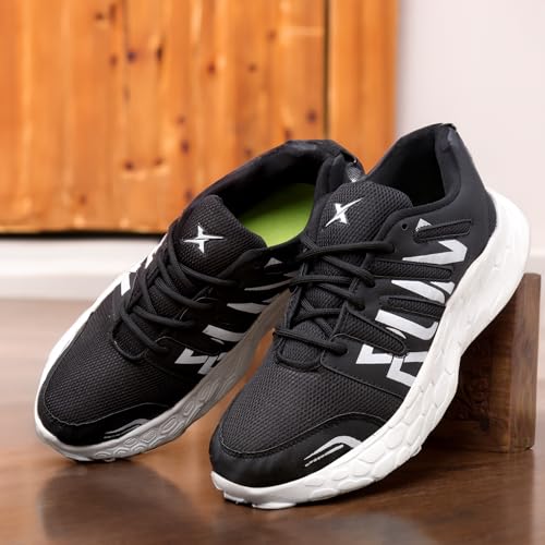 Image of Kraasa Men's Lace Up Running Shoes Comfortable Ultra Light Breathable Non Slip Walking Shoes Casual Fashion Sneakers