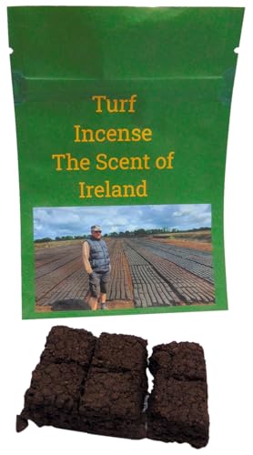 Irish Turf Peat Incense Bulk Refill Pack 6 Mini Sods Scent of Ireland Bag