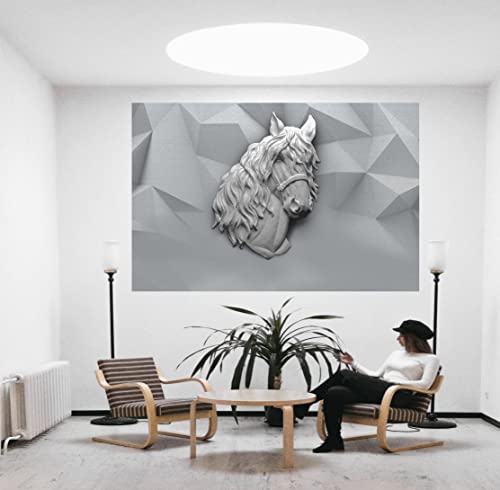 Image of Cabana Homes (48 inch x 36 inch) 3D Self Adhesive Wallpaper, Living Room, Bedroom, Sofa Background, Gypsum Board, Office