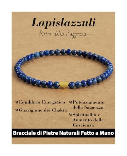 【Dimensioni】Il nostro braccialetto elastico è realizzato con pietre naturali di 4 mm e perline d'amore in oro 18 carati. Il bracciale misura circa 18-19 cm di lunghezza e ha una buona quantità di elasticità per adattarsi alla maggior parte dei polsi, rendendolo facile da indossare e da togliere.