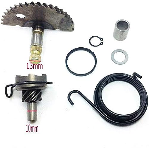 Kick Start Gear Shaft Idle Gear Compatible with GY6 49cc 50cc Scooter Moped 139QMA 139QMB Engine