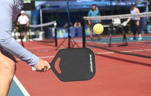 PICKLETECH AMA Sport Pickleball Paddle Protection Tape - 3K PU Interwoven Texture - Paddle Head Edge Guard - Racket Edge Protection Tape -Fit Perfectly Curved Edge -No Wrinkling