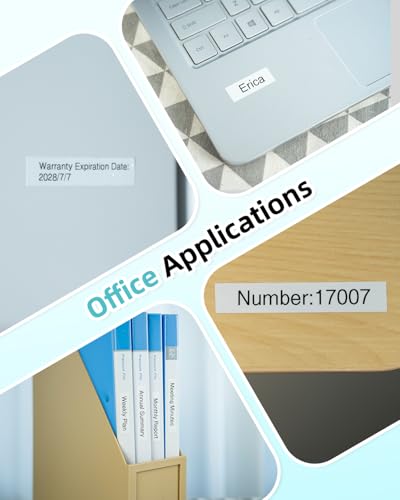 Tze-231 Label Tape Cassette 12mm 0.47 White Schriftband kompatibel mit Brother P-touch Bänder 12mm Weiß Tze Tz231 Laminated Tape für Brother Beschriftungsgerät P touch E110 H100 H105 H107B D410 D210