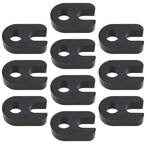 ECSiNG 10PCS Valve Core Remover Compatible with Presta Valve 17.7x11.7x4.8mm Presta Valve Core Removal Tool for Mountain Bikes Road Bikes Folding Bikes Black