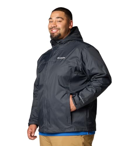 Columbia Men's Watertight II Waterproof Rain Jacket, Black, 2X Tall - image 9