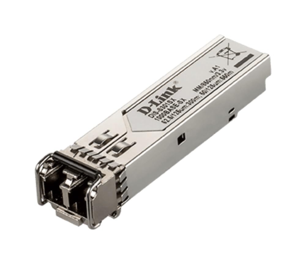 D-Link DIS‑S301SX Module émetteur-récepteur de réseau Fibre Optique 1000 Mbit/s Mini-GBIC