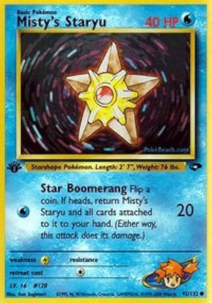 カスミ PSA鑑定 psa8 　トレーナー　ポケカ　misty ヒトデマン eBay Auction Item 322852567074 Tcg Cards 1999 Pokemon