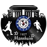 100% VEREINSLIEBE – Wenn auch dein Herz oder das Herz eines Freundes beim Anblick dieser Vereinsliebe zu Mannheim klopft, dann solltest du dir die Schallplattenuhr Mannheim nicht entgehen lassen. Ein außergewöhnliches Geschenk für echte Fans