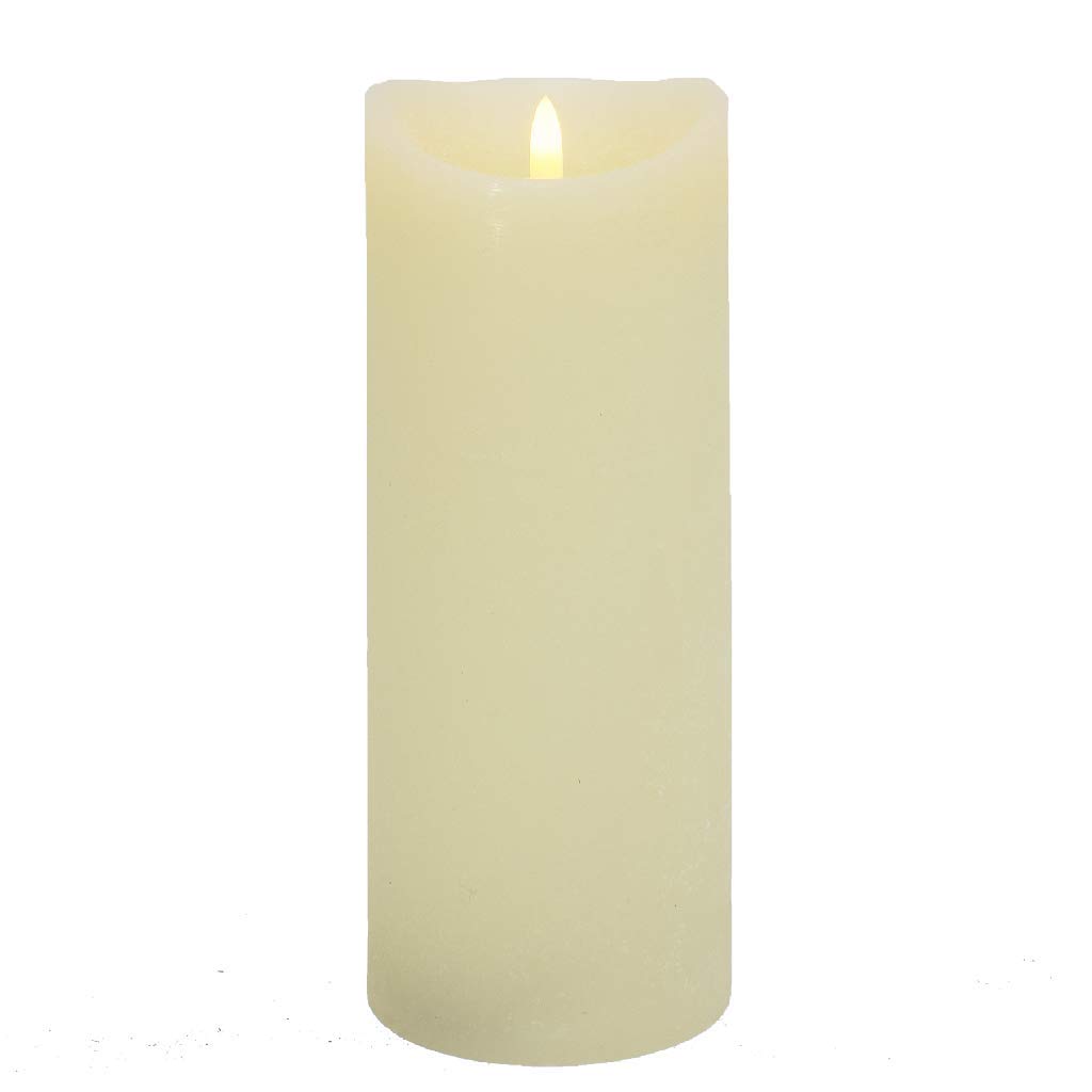Premier 23cm FLICKABRIGHT Battery Operated Warm White LED Pillar Candle