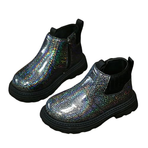 Stiefel Mädchen, Boots Mädchen mit Seitlichem Reißverschluss...