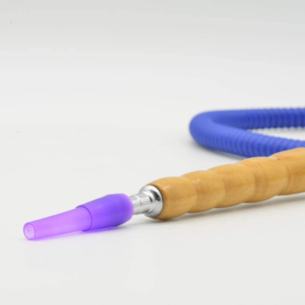 100PCS Hookah Tips Disposable Shisha Mouth Tips BPA-Free Plastic Hookah Accessories Individual Wrapped Multi-Color Food Grade Mouthpiece Fit Most Hookah Hose Set