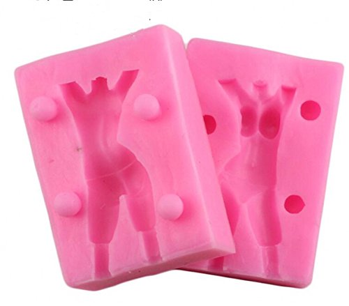 WellieSTR Dolls Body Model Silicone Mold Polymer Clay Molds Handmade Craft Mold Chocolate Sugarcraft Fondant Cake Mould Baking Tools