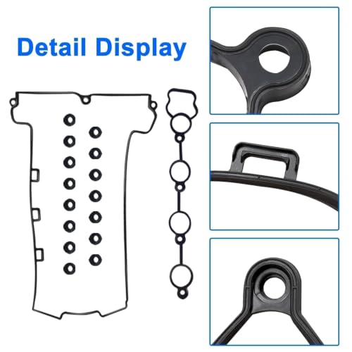 Image of Engine Valve Cylinder Head Cover Gasket Fit for Chevy Malibu 2006-2012 for Chevy HHR 2006-2011 for Chevy Cobalt 2007-2010 for Pontiac G5 G6 2.2L 2.4L Replaces 12598014 VS50769R