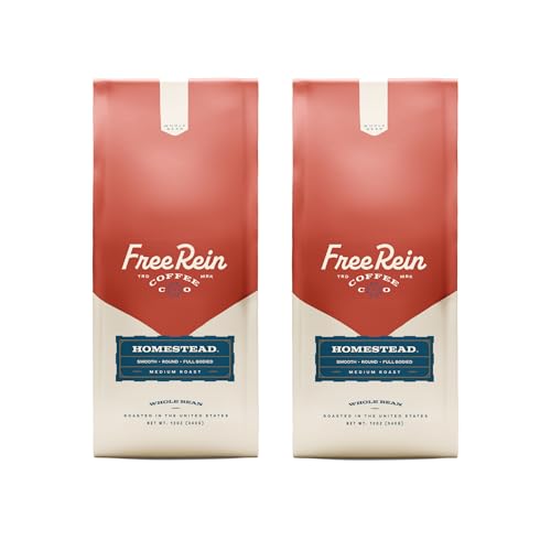 Free Rein Homestead Medium Roast Coffee 12oz (Pack of 2)