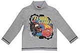 Original Lizenzartikel Disney Pixar Cars Jungen Langarmshirt (116, Grau)