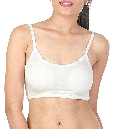 Image of Manpasand Girls Cotton Lightly Padded, With Removable Pads Non-Wired Bralette Bra
