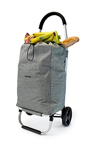 blnbag T3 - Klappbarer Einkaufstrolley Shopping Bag Trolley, Leichter Einkaufsroller stabiles Alu-Gestell, Einkaufstasche mit Rollen, 49L, 98 cm – Bild 7