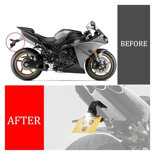Support plaque clignotant R1 avec fixations pour Yamaha YZF-R1 - 3
