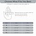 Duerer Arthritis Compression Gloves Women Men for RSI, Carpal Tunnel, Rheumatiod, Tendonitis, Fingerless Gloves for Computer Typing and Dailywork (Black, L)