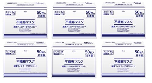 不織布マスク Mサイズ 50枚入 興和【20箱セット】 soukai_528964